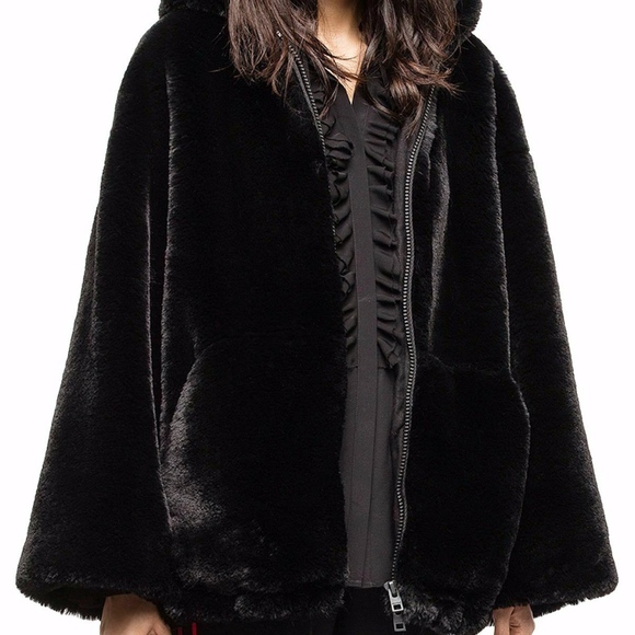 Zadig & Voltaire Jackets & Blazers - 🌻🐝Summer Sale❤️NWT ZADIG & VOLTAIRE Faux Fur Hooded Malia Coat